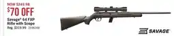 Cabela's Savage 64 FXP Rifle with Scope offer