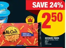 No Frills MCCAIN FRIES, 800 G offer