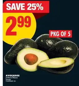 No Frills AVOCADOS, PKG OF 5 offer