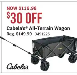 Cabela's Cabela's All-Terrain Wagon offer