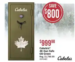 Cabela's Cabela's 48-Gun Safe OD Green offer