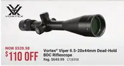 Cabela's Vortex Viper 6.5-20x44mm Dead-Hold BDC Riflescope offer