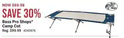 Cabela's Bass Pro Shops Camp Cot offer