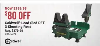 Cabela's Caldwell Lead Sled DFT 3 Shooting Rest offer
