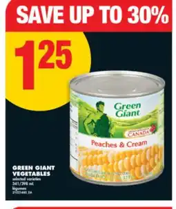 No Frills GREEN GIANT VEGETABLES, 341/398 mL offer