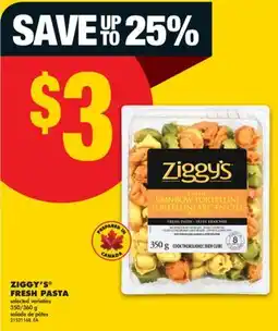 No Frills ZIGGY'S FRESH PASTA, 350/360 G offer