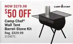 Cabela's Camp Chef Wall Tent Barrel-Stove Kit offer