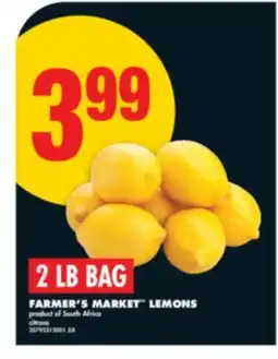 No Frills FARMER'S MARKET LEMONS, 2 LB BAG offer