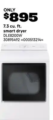 RONA LG 7.3 cu. ft. smart dryer offer