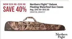 Cabela's Northern Flight Deluxe Floating Waterfowl Gun Cases offer