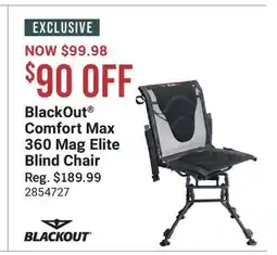 Cabela's BlackOut Comfort Max 360 Mag Elite Blind Chair offer