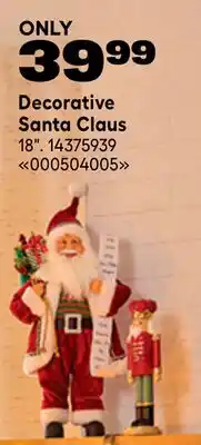 RONA Decorative Santa Claus offer