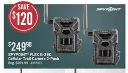 Cabela's SPYPOINT FLEX G-36C Cellular Trail Camera 2-Pack offer