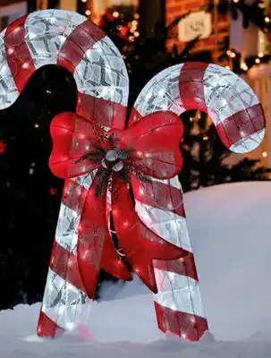 RONA Pre-lit candy canes, 45 offer