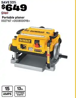 RONA Portable planer offer