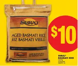 No Frills SURAJ BASMATI RICE, 3.63 KG offer