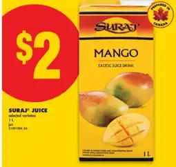 No Frills SURAJ JUICE, 1 L offer