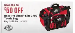 Cabela's Bass Pro Shops Elite 3700 Tackle Bag offer