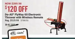 Cabela's Do-All FlyWay 60 Electronic Thrower with Wireless Remote offer
