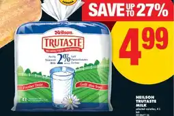 No Frills NEILSON TRUTASTE MILK, 4 L offer