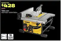 RONA DEWALT Table saw offer