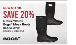 Cabela's Bogs Mesa Boots offer