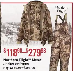 Cabela's Northern Flight Men's Jacket or Pants offer
