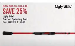 Cabela's Ugly Stik Carbon Spinning Rod offer