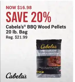 Cabela's Cabela's BBQ Wood Pellets offer