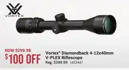 Cabela's Vortex Diamondback 4-12x40mm V-PLEX Riflescope offer
