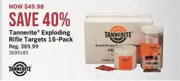 Cabela's Tannerite Exploding Rifle Targets 16-Pack offer