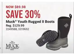 Cabela's Muck Youth Rugged II Boots offer