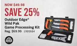 Cabela's Outdoor Edge Wild Pak Game Processing Kit offer