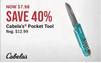 Cabela's Cabela's Pocket Tool offer