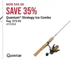 Cabela's Quantum Strategy Ice Combo offer