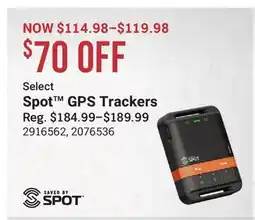 Cabela's Select Spot GPS Trackers offer