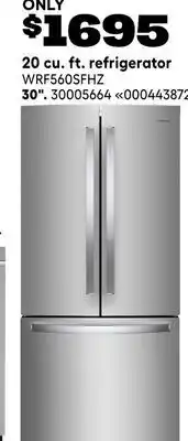 RONA WHIRLPOOL 20 cu. ft. refrigerator offer