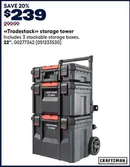 RONA CRAFTSMAN Tradestack storage tower offer