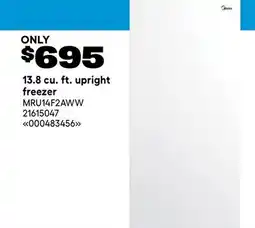 RONA 13.8 cu. ft. upright freezer offer