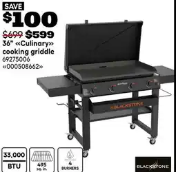 RONA BLACKSTONE 36 Culinary cooking griddle offer