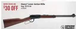 Cabela's Henry Lever-Action Rifle offer