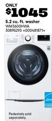 RONA 5.2 cu. ft. washer offer