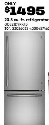 RONA GE APPLIANCES 20.8 cu. ft. refrigerator offer