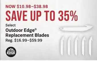 Cabela's Outdoor Edge Replacement Blades offer