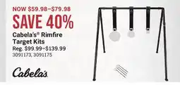 Cabela's Cabela's Rimfire Target Kits offer