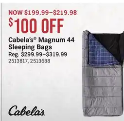 Cabela's Cabela's Magnum 44 Sleeping Bags offer