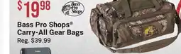 Cabela's Bass Pro Shops Carry-All Gear Bags offer