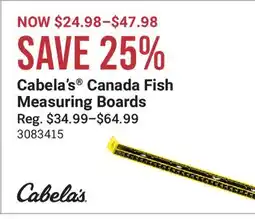 Cabela's Cabela's Canada Fish Measuring Boards offer
