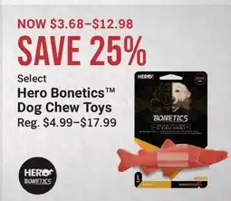Cabela's Select Hero Bonetics Dog Chew Toys offer