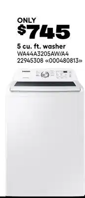 RONA SAMSUNG 5 cu. ft. washer offer